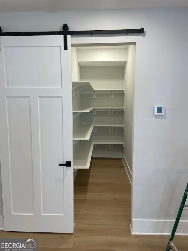 view of pantry