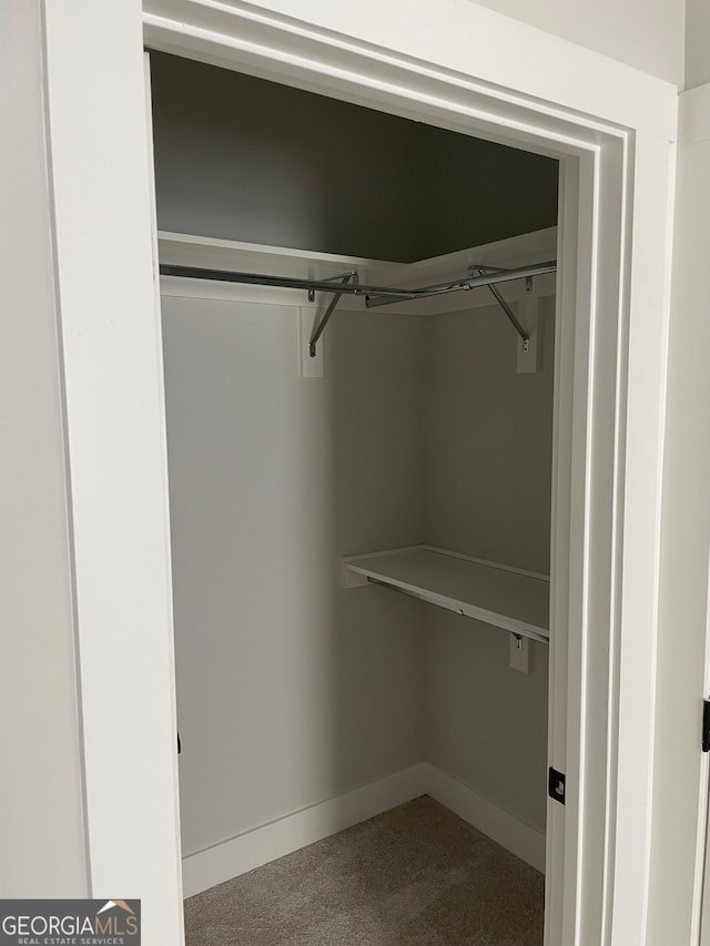 view of closet