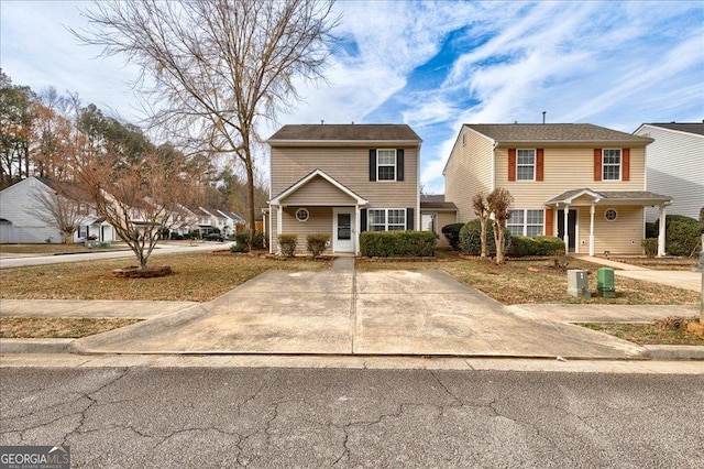 view of front of home