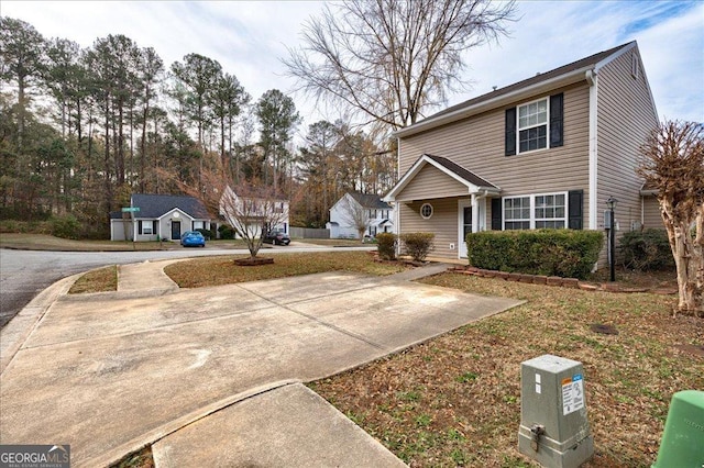 view of front of home