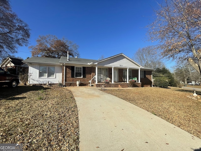 view of ranch-style house