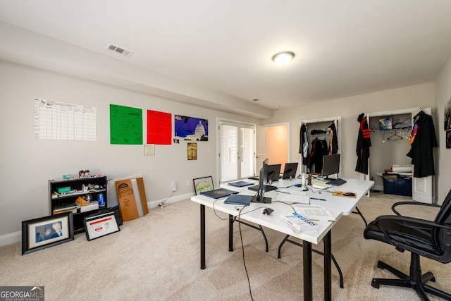 1560 Tapestry Rdg, Lawrenceville, GA 30045 - home office with light colored carpet and baseboards