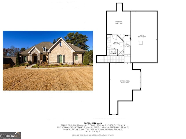 1560 Tapestry Rdg, Lawrenceville, GA 30045 - view of floor plan / room layout