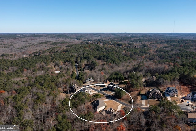 1560 Tapestry Rdg, Lawrenceville, GA 30045 - aerial view of property's location featuring a forest