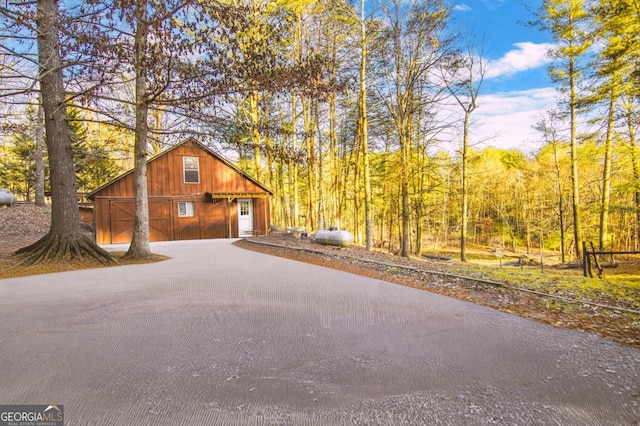 284 Tickanetley Rd, Ellijay, GA 30536 - garage featuring a detached garage and driveway