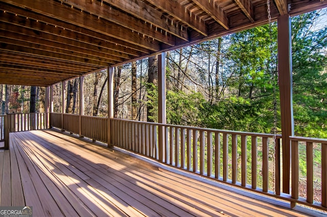 284 Tickanetley Rd, Ellijay, GA 30536 - view of deck