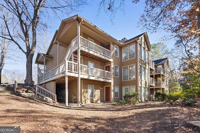 view of rear view of property