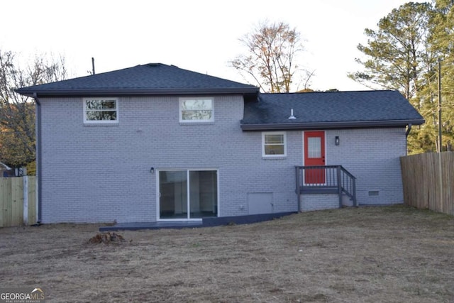 view of rear view of house