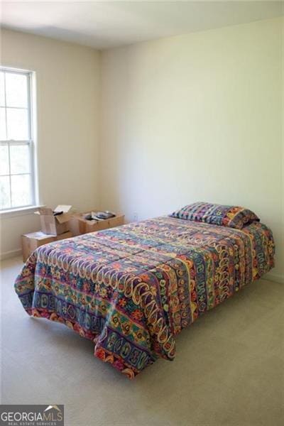 bedroom with carpet floors