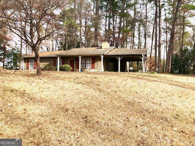 view of ranch-style home