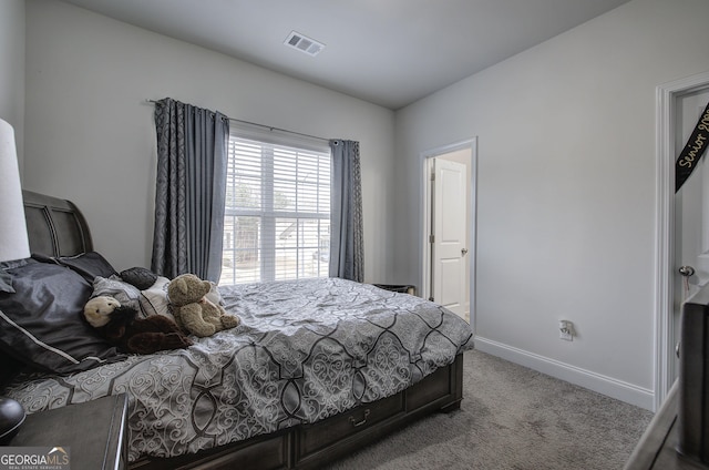 bedroom featuring carpet floors