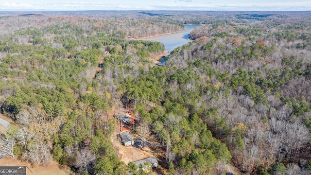 45 Tahoe Trl, Martin, GA 30557 - aerial view featuring a water view