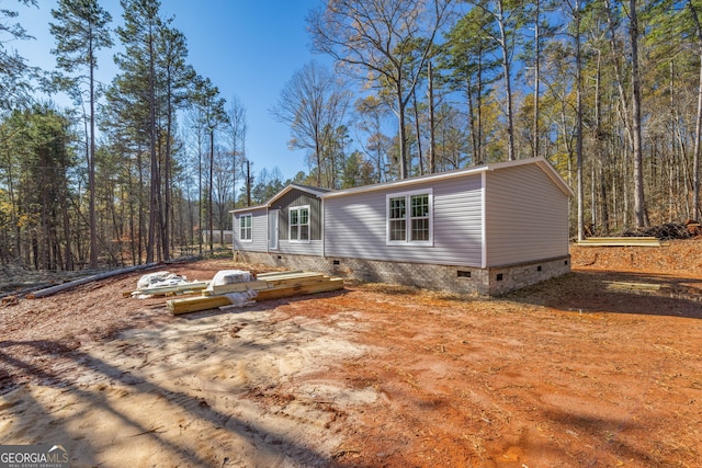 view of front of home