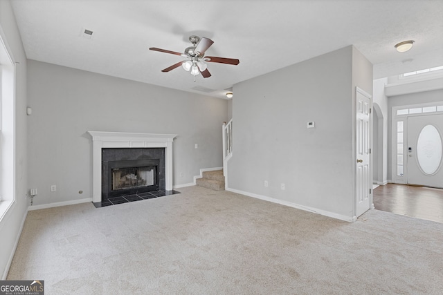 spare room with light wood-type flooring, sink, and vaulted ceiling