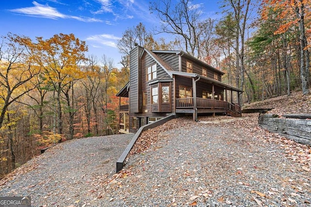 view of home's exterior