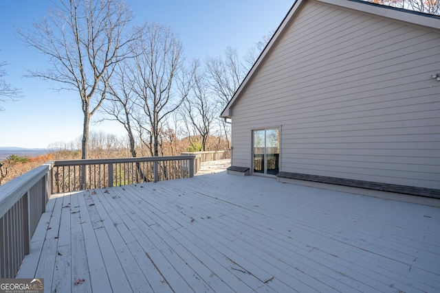 view of deck