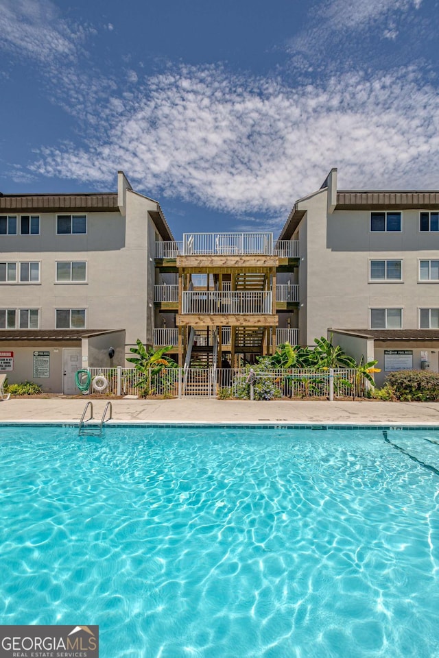 view of pool