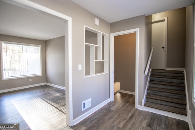 interior space featuring hardwood / wood-style floors