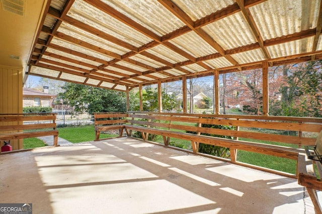 sunroom featuring a healthy amount of sunlight