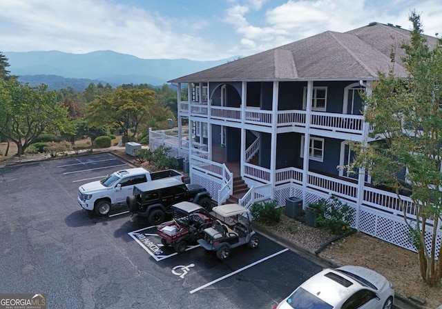 view of property with a mountain view