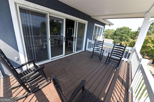 view of deck