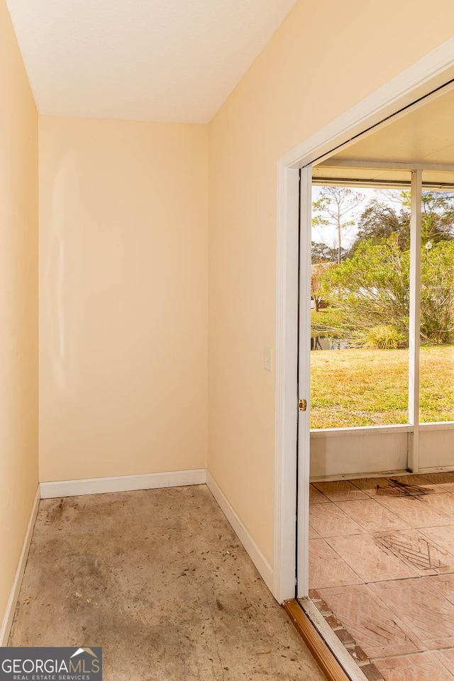 view of unfurnished room