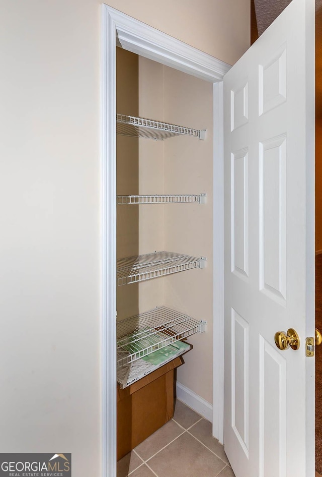 view of closet