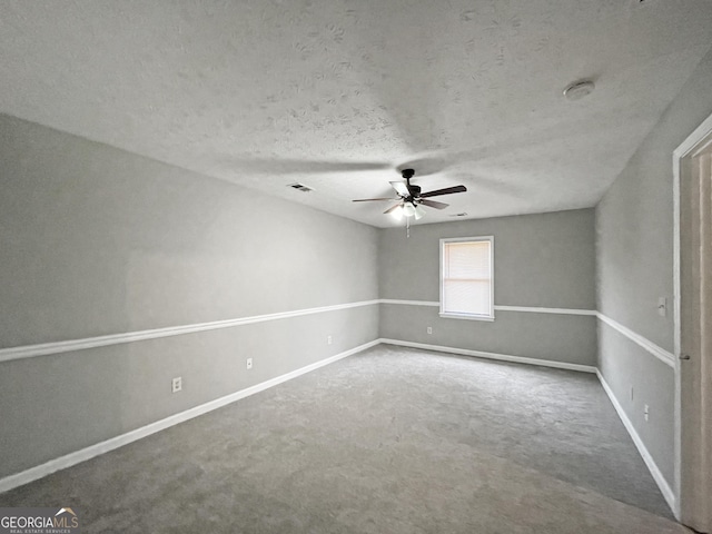 165 Riverbend Dr, Covington, GA 30014 - unfurnished room with carpet flooring, a textured ceiling, and ceiling fan