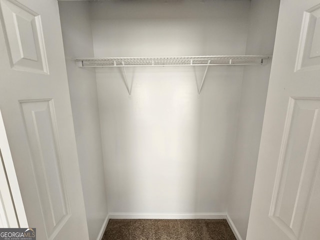 view of closet