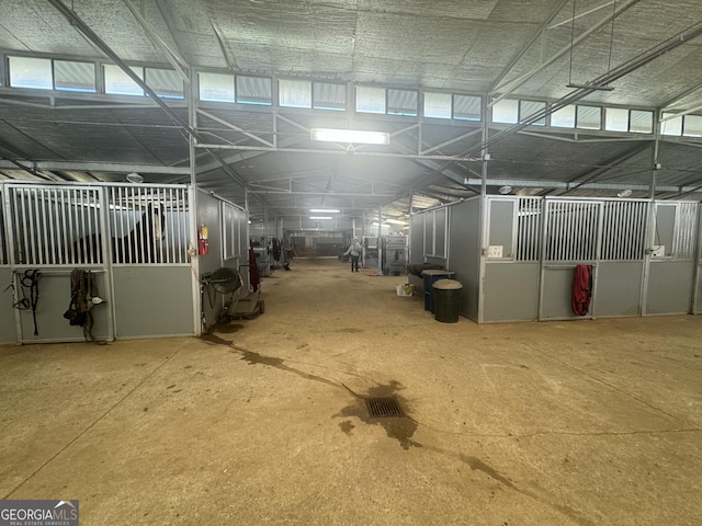 view of horse barn