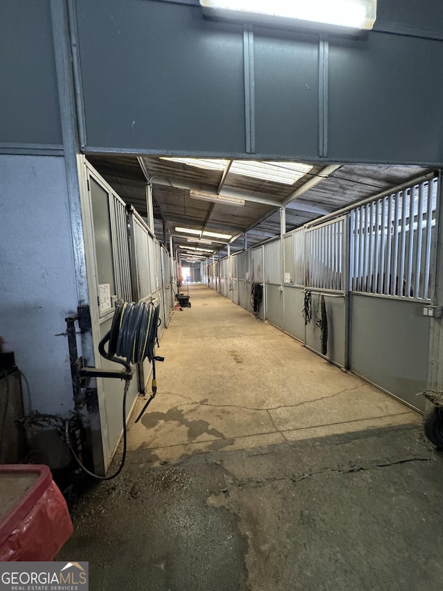 view of horse barn