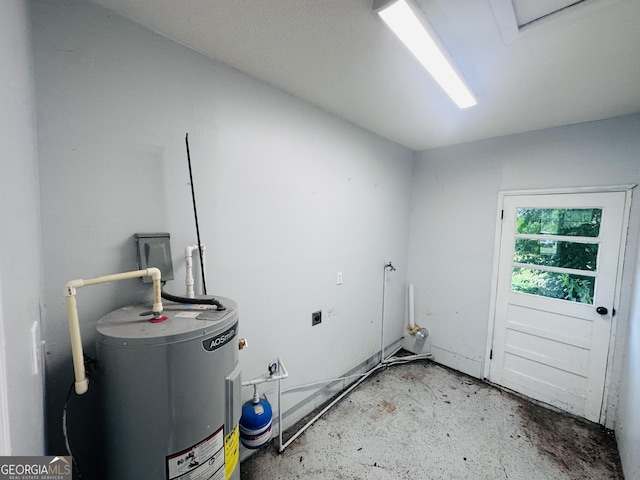 3039 Albany Ave, Waycross, GA 31503 - washroom with hookup for an electric dryer and water heater