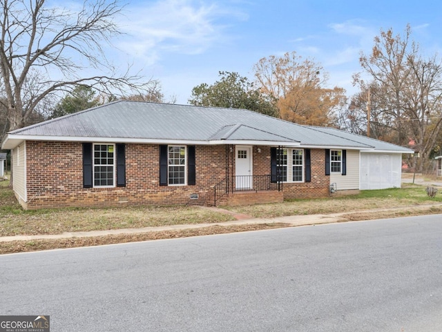 view of ranch-style home