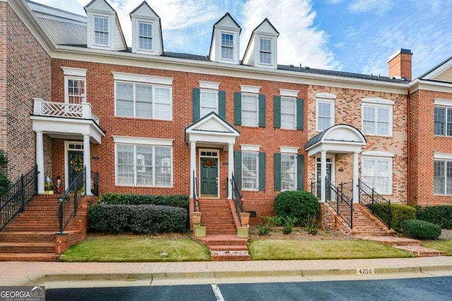 view of townhome / multi-family property