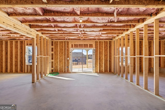 miscellaneous room featuring concrete flooring