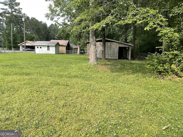 1088 New Rosedale Rd NE, Armuchee, GA 30105 - view of yard with an outdoor structure