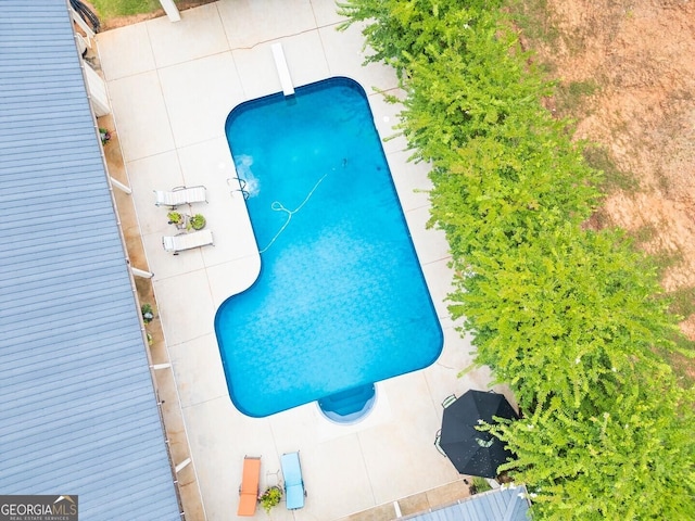 view of pool