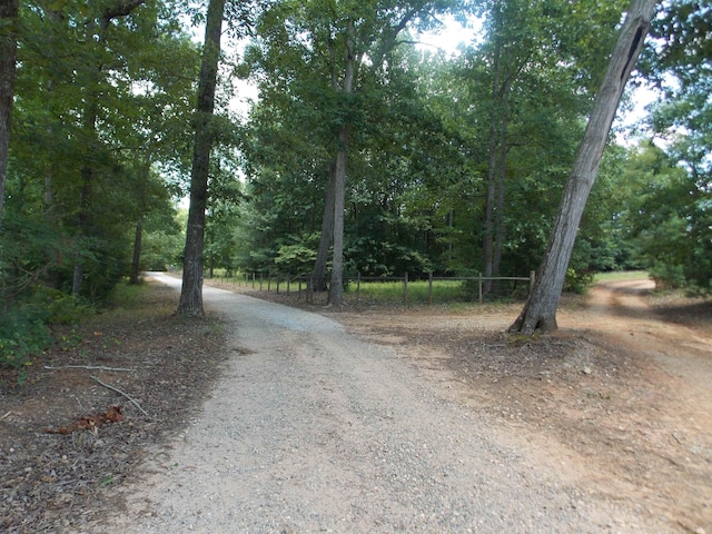 view of road