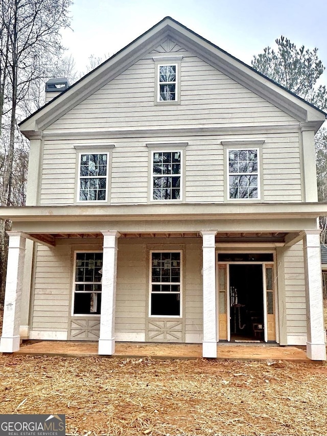 view of front of property