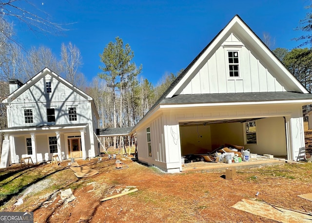 exterior space featuring a porch