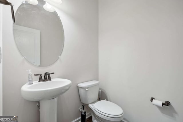 bathroom with toilet