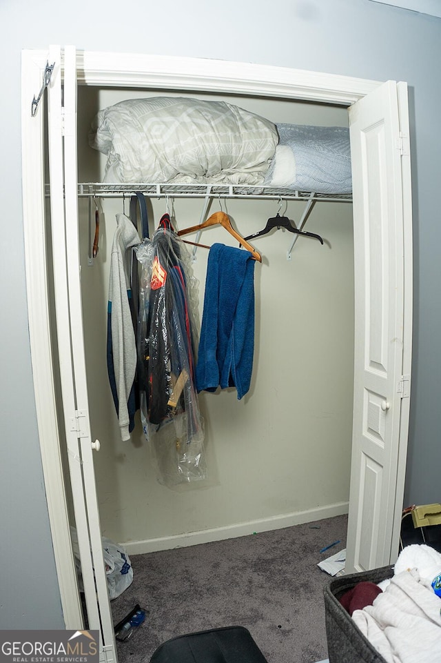 view of closet