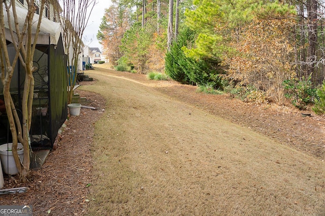 view of road