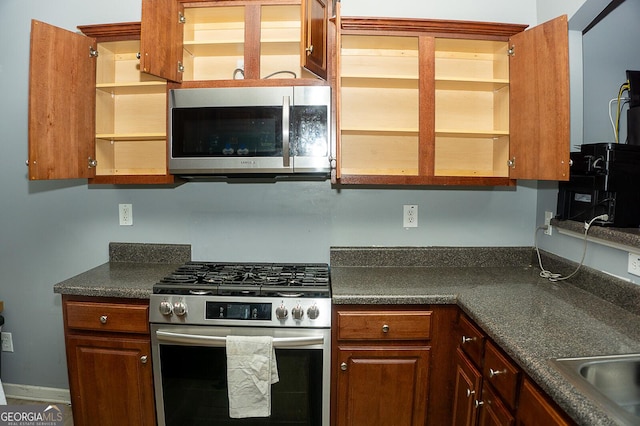 kitchen featuring sink and stainless steel appliances