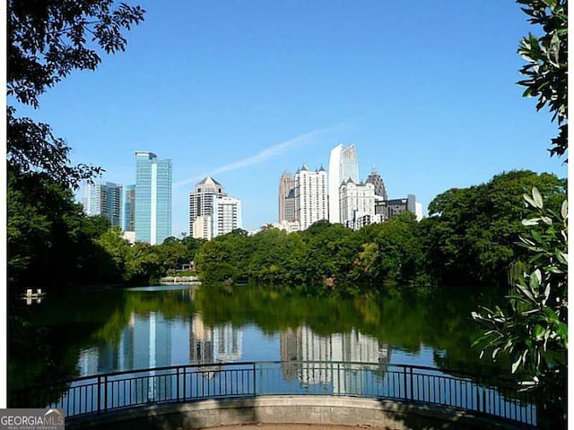 view of water feature