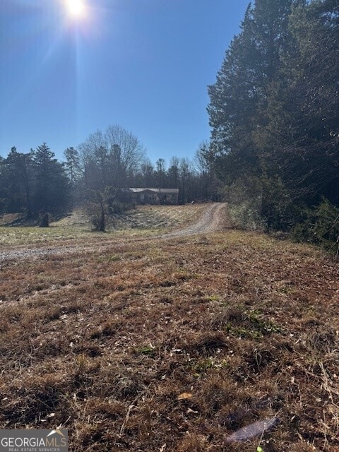 view of yard featuring a rural view