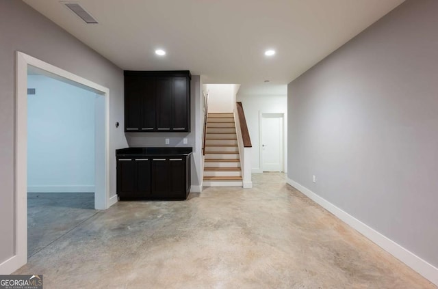 view of unfurnished living room