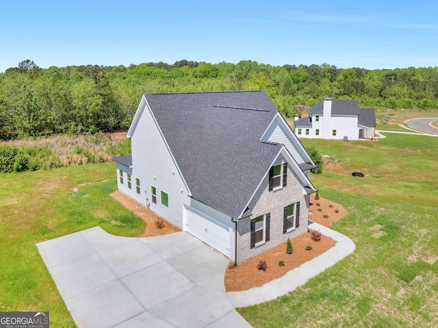 1215 White Oak Way, Griffin, GA 30224 - aerial view of property and surrounding area with a forest