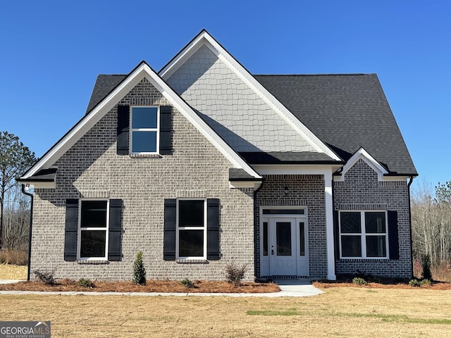 view of front property with a front yard