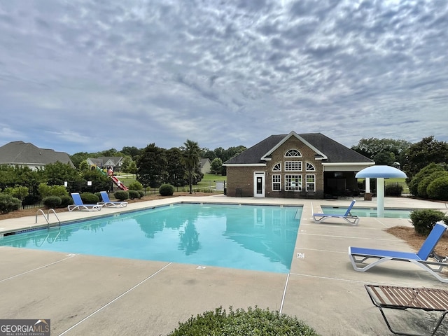 1215 White Oak Way, Griffin, GA 30224 - community pool with a patio and an outbuilding
